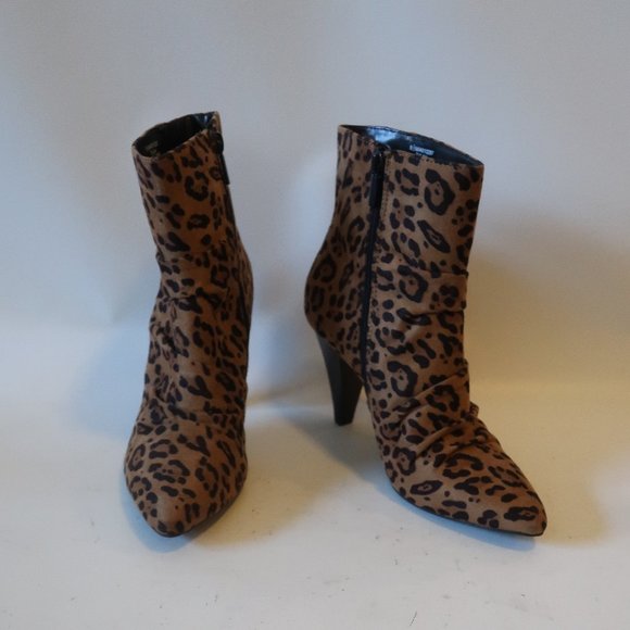 Impo Shoes - NWOB IMPO TULAH LEOPARD TEXTILE BOOTIE 38 US/8.5*